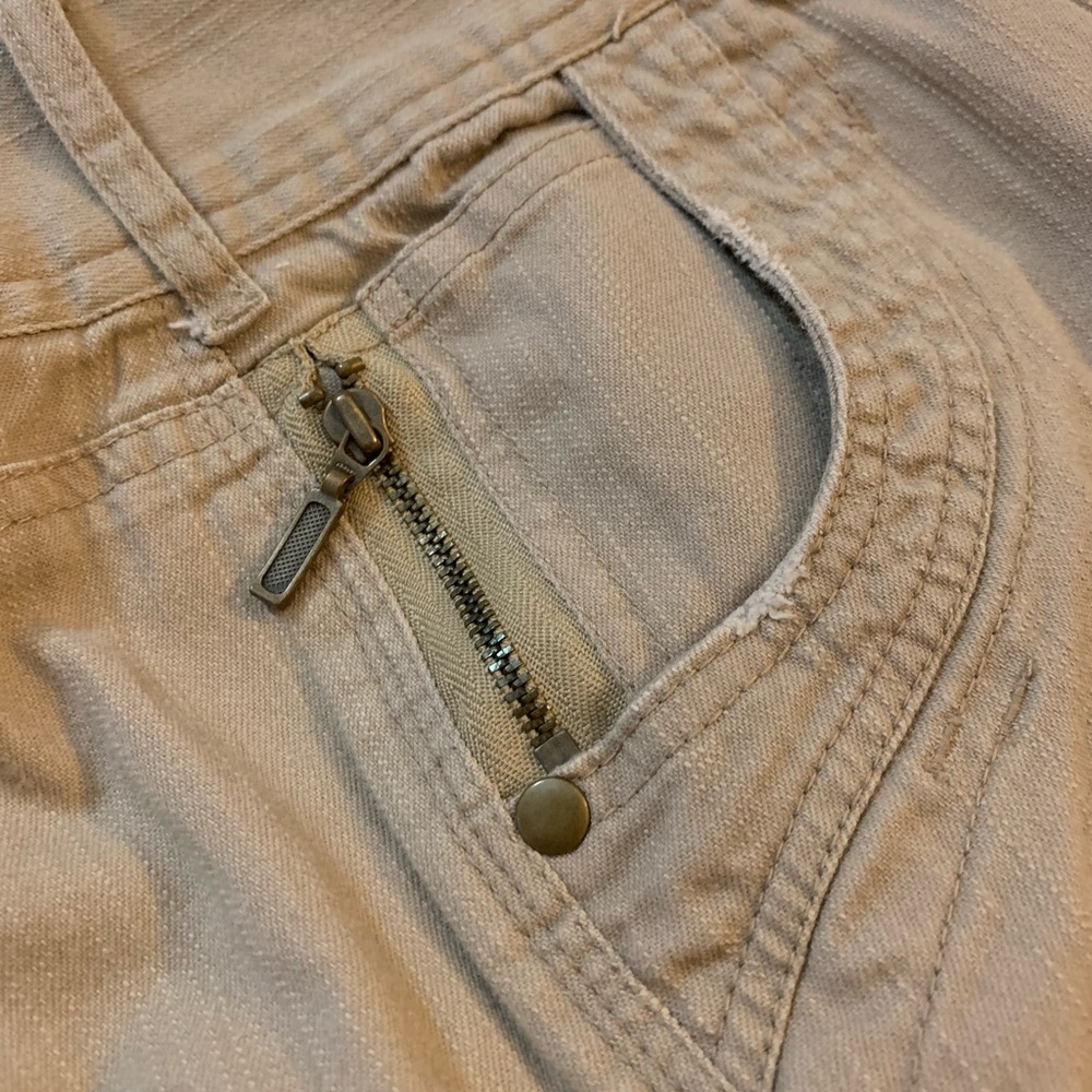 Maurices, Plus 20, distressed khakis, worn once